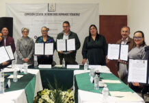 Firma CEDHV convenios de colaboración con Ayuntamientos