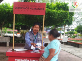 Atendió módulo CEDHV en Chontla