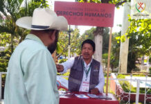 Atendió módulo CEDHV en Tempoal