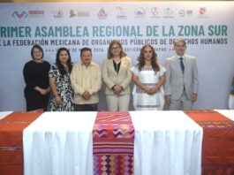 CEDHV fortalece vínculos en Asamblea Regional Zona Sur de Organismos Públicos de Derechos Humanos