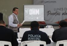Personas servidoras públicas de Tihuatlán se capacitan en materia de Derechos Humanos