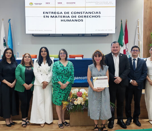 CEDHV entrega reconocimientos a personas servidoras públicas de la SEV por concluir capacitación en derechos humanos
