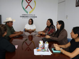 CEDHV fortalece colaboración con Ayuntamiento de Tancoco en materia de derechos humanos